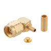 Non-Magnetic SMA Male Right Angle Connector Crimp/Solder Attachment for RG174U的图片