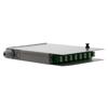 FTTH Terminal Box 8 Ports Metal, Connector with 8 LC/APC SM Duplex Adapter and 16 LC/APC SM Pigtails的图片