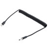USB 2.0 AM TO TYPE C Black TPU Cable, 2M stretched, 480 mbps, 5V, 3 Amp的图片