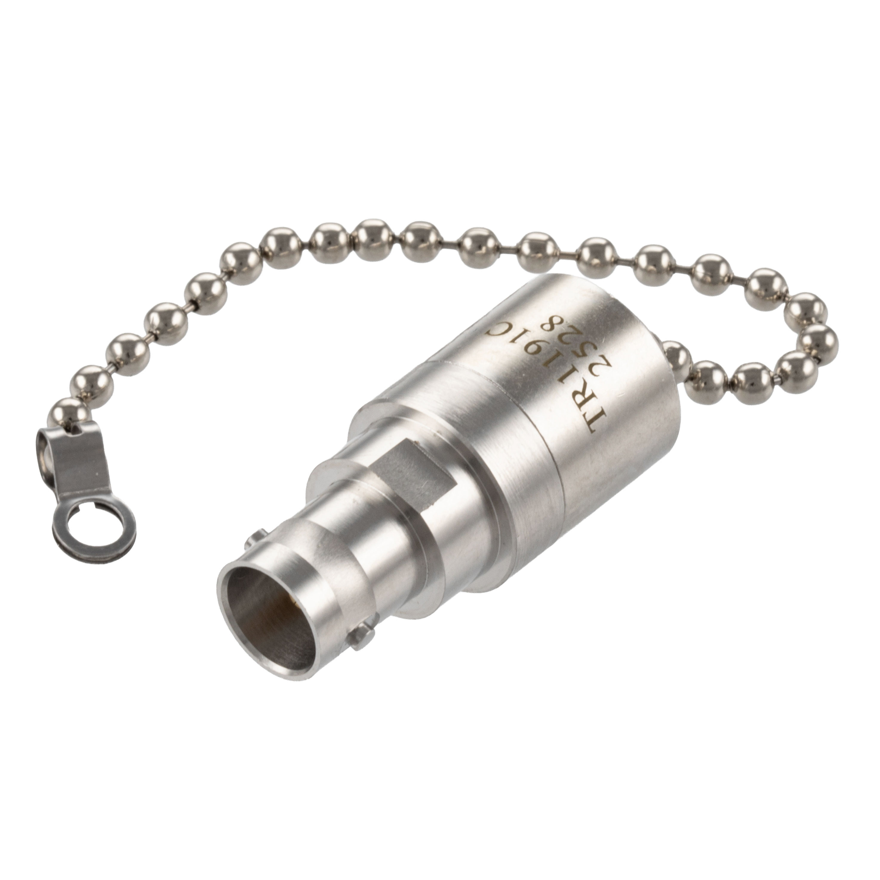 2 Watt RF Load with Chain Up to 12 GHz with 75 Ohm BNC Female Tri-Metal over Copper Plated Brass的图片
