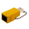 ISDN Loopback Adapter RJ48C Female to RJ45 Male, Dark Yellow的图片