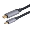 USBC to MDP, M/M, Alum Shell, 4K @ 60 Hz, Black Nylon Braid, 3M的图片