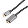 USB to Video Conversion Cable Assembly, USB Type C Male to Mini HDMI Male, 4k @ 60Hz, Nylon Braid, 1M的图片