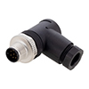 M12 8 Pin A-Code Male Right Angle Field Termination Connector, 24-20AWG的图片
