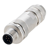 Shielded M12 8 Pin A-Code Male Field Termination Connector, 24-20AWG的图片