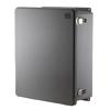 16x14x06" UL Listed Fiberglass Reinf Polyester FRP Weatherproof Outdoor IP66 NEMA 4 Enclosure, Kit bundled w/Aluminum Blank Mount Plate的图片
