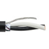 Process System Interconnect Cable, USA Made, 18AWG 1 Pair Shielded, AWM 2464 300V CM PLTC ITC UV Res PVC, Black, 1000F的图片