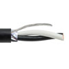 Process System Interconnect Cable, USA Made, 20AWG 1 Pair Shielded, AWM 2464 300V CM PLTC ITC UV Res PVC, Black, 1000F的图片