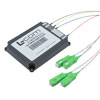 无源 DWDM、OSP 环形 OADM、1 通道、100 GHz 间隔、24 通道、900um 1m 光纤、SC/APC 连接器的图片