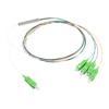 Passive PLC Splitter Field Unit, 1x04 Standard (Even) Split, 1.0m 900um colored fiber, SC/APC的图片