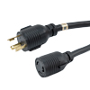 NEMA L5-30P/L5-30R延长线，30A，125V，10英尺（3.0米）的图片