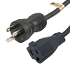 Hospital Grade Extension Cord, HGN5-15P to N5-15R, 13 amp, 15 FT的图片