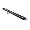 1U (1.75") 19 Inch Panel with 12 Keystone Openings的图片