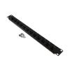 1U (1.75") 19 Inch Panel with 12 Cat5e Couplers的图片