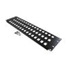 3U (5.25") 19 Inch Panel with 48 Keystone Openings的图片