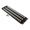 3U (5.25") 19 Inch Panel with 48 Cat5e Mini-Couplers的图片