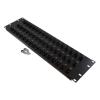 3U (5.25") 19 Inch Panel with 48 Cat5e Couplers的图片