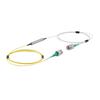 Passive SM Single Stage Isolator, Grade P, 1550nm, 1 meter 900um loose tube, FC/APC, narrow key的图片