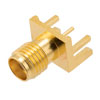 RF PCB Connector, SMA, Female,  Up to 18 GHz, End Launch, Straight, 0.062 inch PCB Thickness的图片