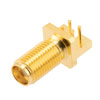 RF PCB Connector, SMA, Female,  Up to 18 GHz, End Launch, Straight, 0.063 inch PCB Thickness的图片