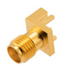 RF PCB Connector, SMA, Female,  Up to 18 GHz, Edge Mount, Straight, 0.031 inch PCB Thickness, 0.020 inch pin diameter的图片