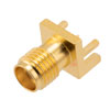 RF PCB Connector, SMA, Female,  Up to 18 GHz, Edge Mount, Straight, 0.068 inch PCB Thickness, 0.020 inch pin diameter的图片