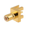 RF PCB Connector, SMB Female straight, Edge Mount, SMT End Launch的图片