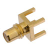 SMC Jack Connector Solder Attachment Thru Hole PCB, .200 inch x .067 inch Hole Spacing的图片
