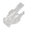Clear Clip Boot For UTP Ethernet Long-Body RJ45 Male, Compatible With RJ45CBCR, Changeable Color Rings, Fits Up To 5.3mm OD Cable, 100-Pack的图片