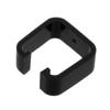 Changeable Color Ring Clip For Use With RJ45CB Style RJ45 Plug Clip Boots, Black Color, PVC, 100 Pack的图片