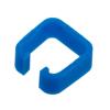 Changeable Color Ring Clip For Use With RJ45CB Style RJ45 Plug Clip Boots, Blue Color, PVC, 100 Pack的图片