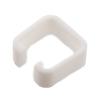 Changeable Color Ring Clip For Use With RJ45CB Style RJ45 Plug Clip Boots, White Color, PVC, 100 Pack的图片