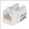 经济型6类插座，RJ45/110，90°，25件/袋的图片