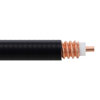 Low Loss Superflexible Corrugated SPF-500 Fire Rated Coax Cable with Black FRPE Jacket, By The Foot的图片