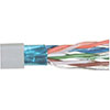 Cat 6以太网散装电缆，铝箔屏蔽 F/UTP, 4对26AWG绞合导体，UL的/CMCMG阻燃要求，PVC外被，浅灰色，1000英尺的图片