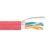 Category 6a 10gig Ethernet Bulk Cable, F/UTP Shielded, Riser CMR CMG Jacket, 26AWG Stranded Relaxed Patch Style, 300V, Red, 1,000 Feet的图片