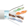 Category 6a 10gig Ethernet Bulk Cable, Shielded F/UTP, 23AWG Solid 4-Pair, CMP Plenum Jacket, White, 100FT的图片