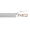 Category 6a 10gig Ethernet Bulk Cable, F/UTP Shielded, +105C Plenum CMP Jacket, 26AWG Stranded Relaxed Patch Style, 300V, Gray, 1,000Ft的图片