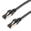 超六类以太网线，S/FTP 屏蔽结构，26AWG 导体，工业户外高柔型，TPE 护套，黑色，50英尺的图片