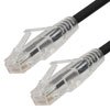 Category 6, Gigabit TAA Compliant Ethernet RJ45 Cable Assembly, 26AWG Stranded, UTP Unshielded, CM PVC, Black, 7F的图片