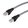 超6类屏蔽跳线，RJ45/RJ45，CMR阻燃，灰，1米的图片