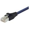 低烟无卤屏蔽超6类线缆，RJ45/RJ45，26AWG多股，蓝，15英尺（4.6米）的图片