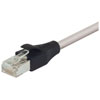屏蔽6类线缆，RJ45/RJ45，PVC护套，灰，1米的图片