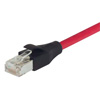 屏蔽6类线缆，RJ45/RJ45，PVC护套，红，7英尺（2.1米）的图片