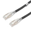 Category 6, Gigabit TAA Compliant Ethernet RJ45 Cable Assembly, 26AWG Stranded, U/FTP Foil Pair Shielded, CM PVC, Black, 50F的图片