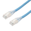 Category 6, Gigabit TAA Compliant Ethernet RJ45 Cable Assembly, 26AWG Stranded, U/FTP Foil Pair Shielded, CM PVC, Blue, 5F的图片