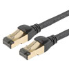 7 类 10gig 工业户外高柔性以太网线缆，RJ45 公头/公头，S/FTP 双屏蔽，26AWG 多股导线，TPE护套，黑色，3FT的图片