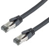 八类 40G 以太网线，S/FTP 屏蔽双绞线，24AWG 导体，抗拉型，室内专用，低烟无卤护套，黑色， 1英尺的图片