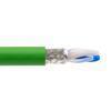 Single Pair Ethernet (SPE) Bulk Cable, 22 AWG Solid, Double Shielded, SF/TP, PUR Green, 10 Meter的图片