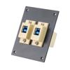 Universal Sub-Panel, with Two USB 3.0, B Type Female to A Type Female Couplers, ABS Housing, Ivory的图片